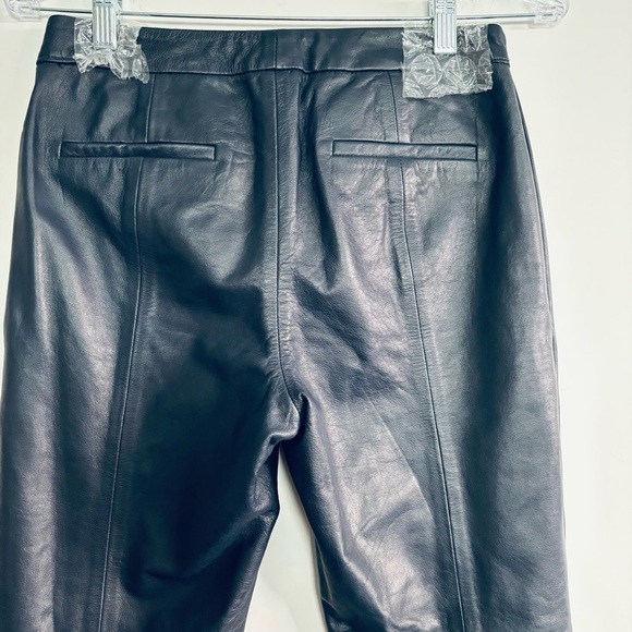 Halogen 100% Leather Navy Pants - Picture 6 of 10